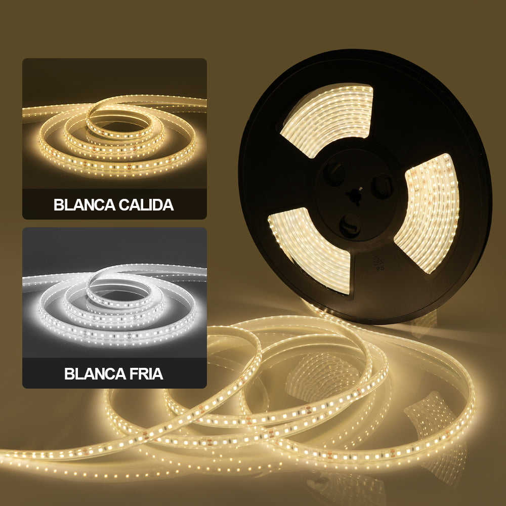 GENGXIN® Tira de LED Flex Sumergible 24V 2835/120P 10Mts