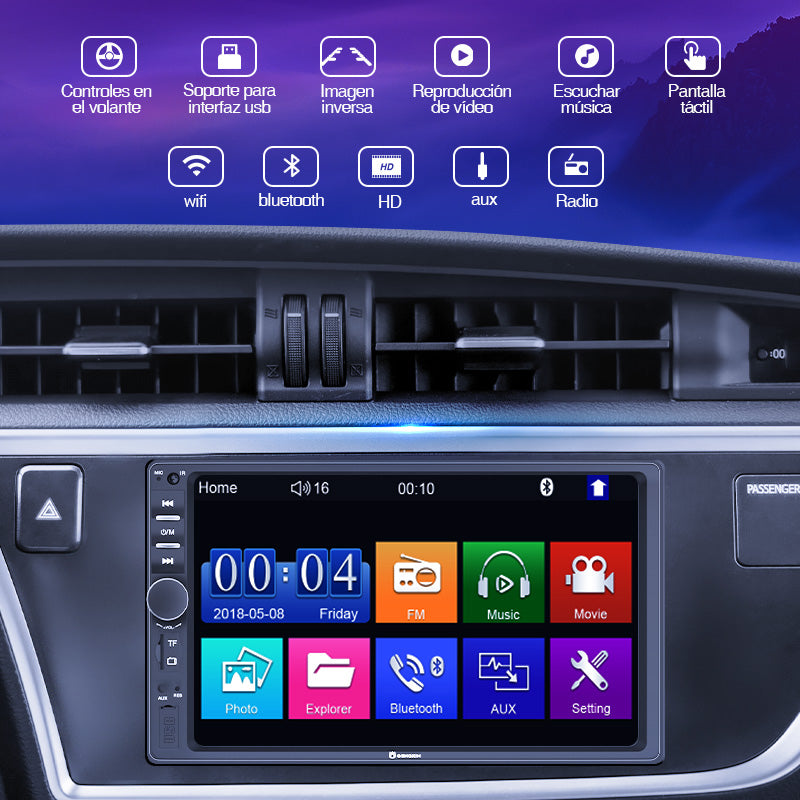 GENGXIN® Estéreo de coche con pantalla táctil dual MP5 - (Sólo para exhibición)