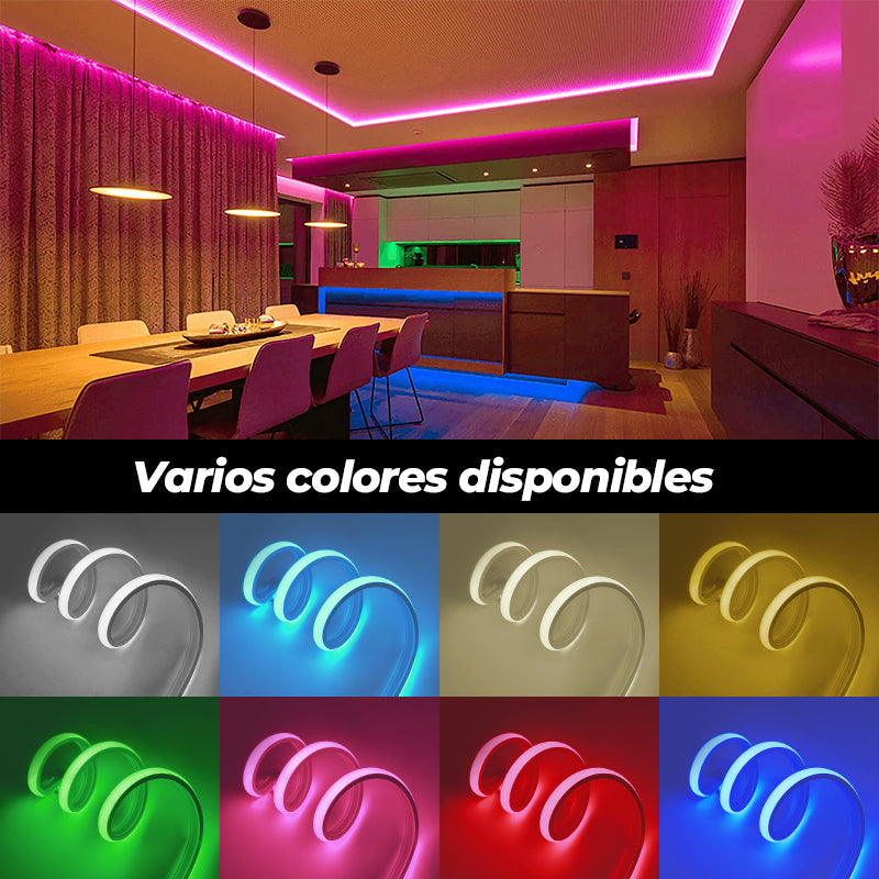 GENGXIN® Tira de LED Flex Neón 24V COB/252P 10 mts