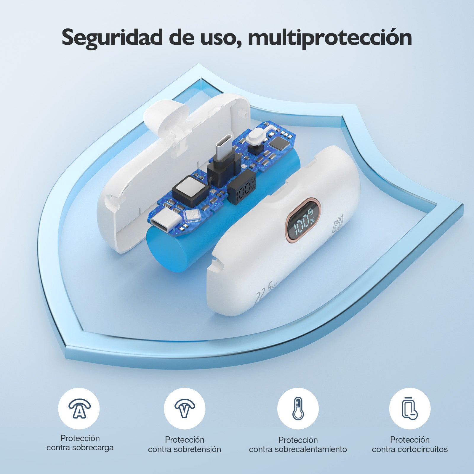 GENGXIN® PowerBank GX-PD50A--5000 mAh - (Sólo para exhibición)