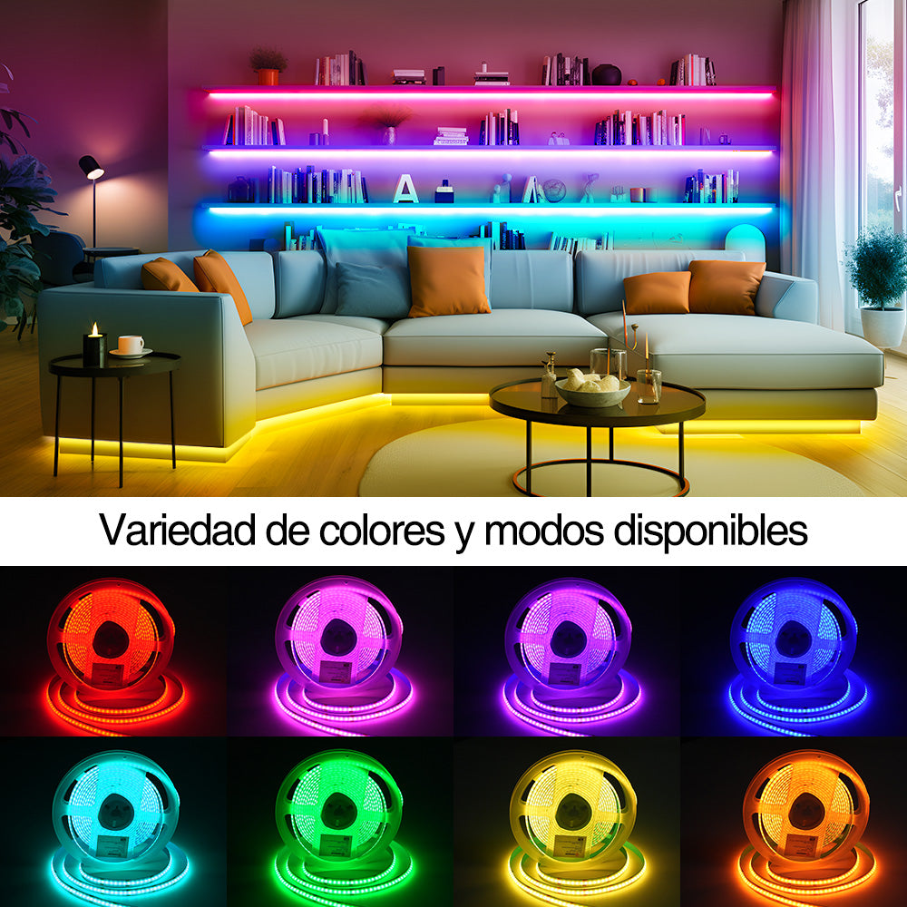 GENGXIN® Tira de LED Flex RGB 12V COB/576P - 5M