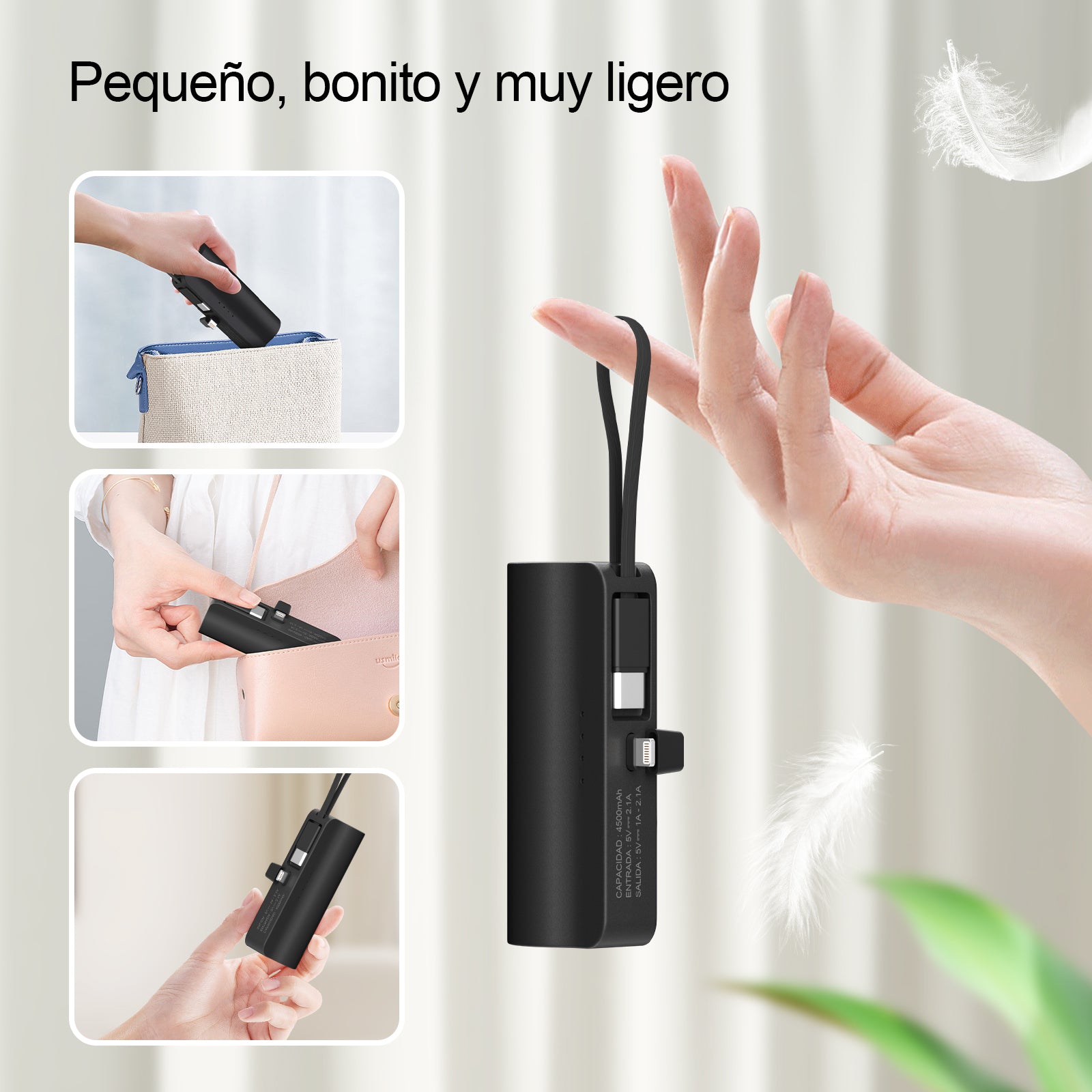 GENGXIN® PowerBank 4500 mAh Carga Rápida Para iPhone - (Sólo para exhibición)