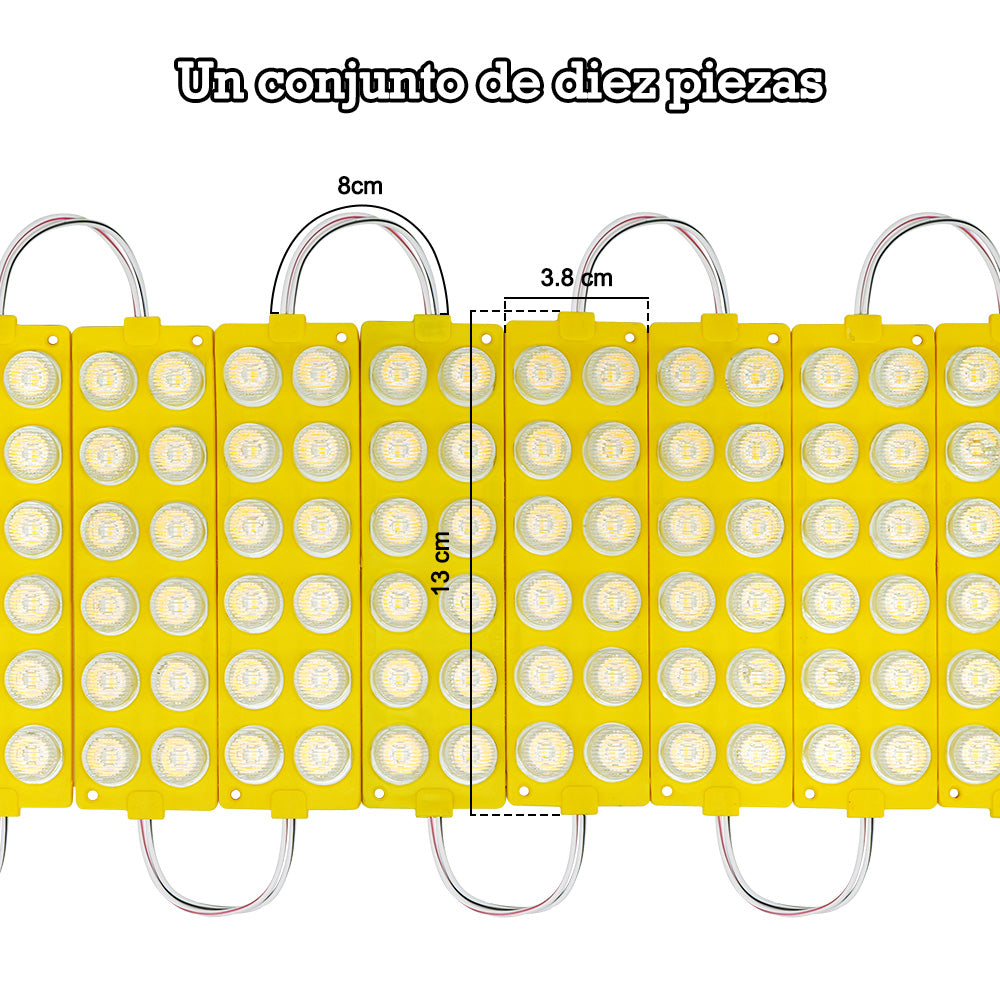 GENGXIN® Módulo LED 18 de 10 pzas, varios colores