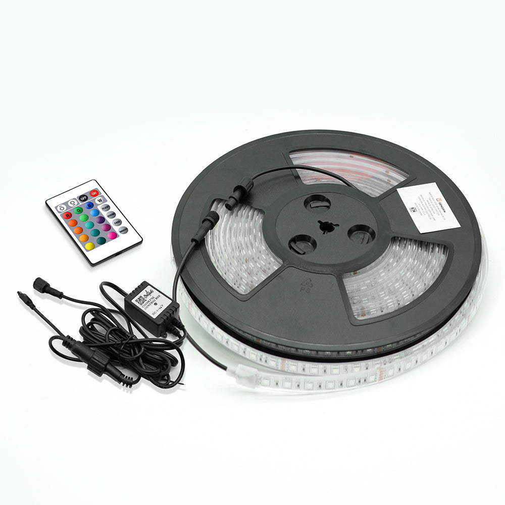 GENGXIN® Tira de LED Flex Sumergible 24V RGB 5050/60P IP68 10Mts (Nota: No incluye controlador)