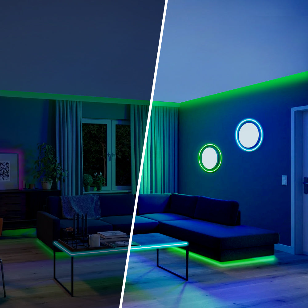 GENGXIN® Tira de LED Flex Sumergible 24V RGB 5050/60P IP68 10Mts (Nota: No incluye controlador)