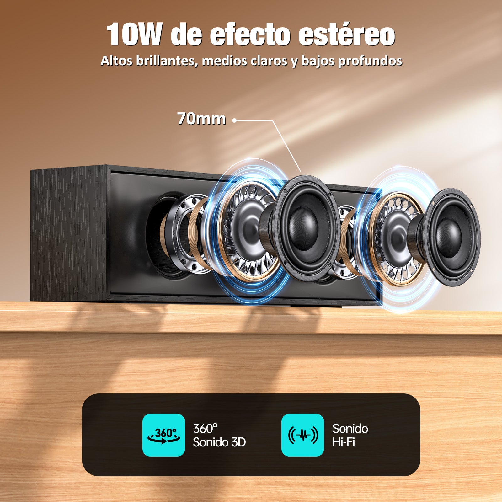 GENGXIN® Bocina Inalambrica GX-B08 - (Sólo para exhibición)
