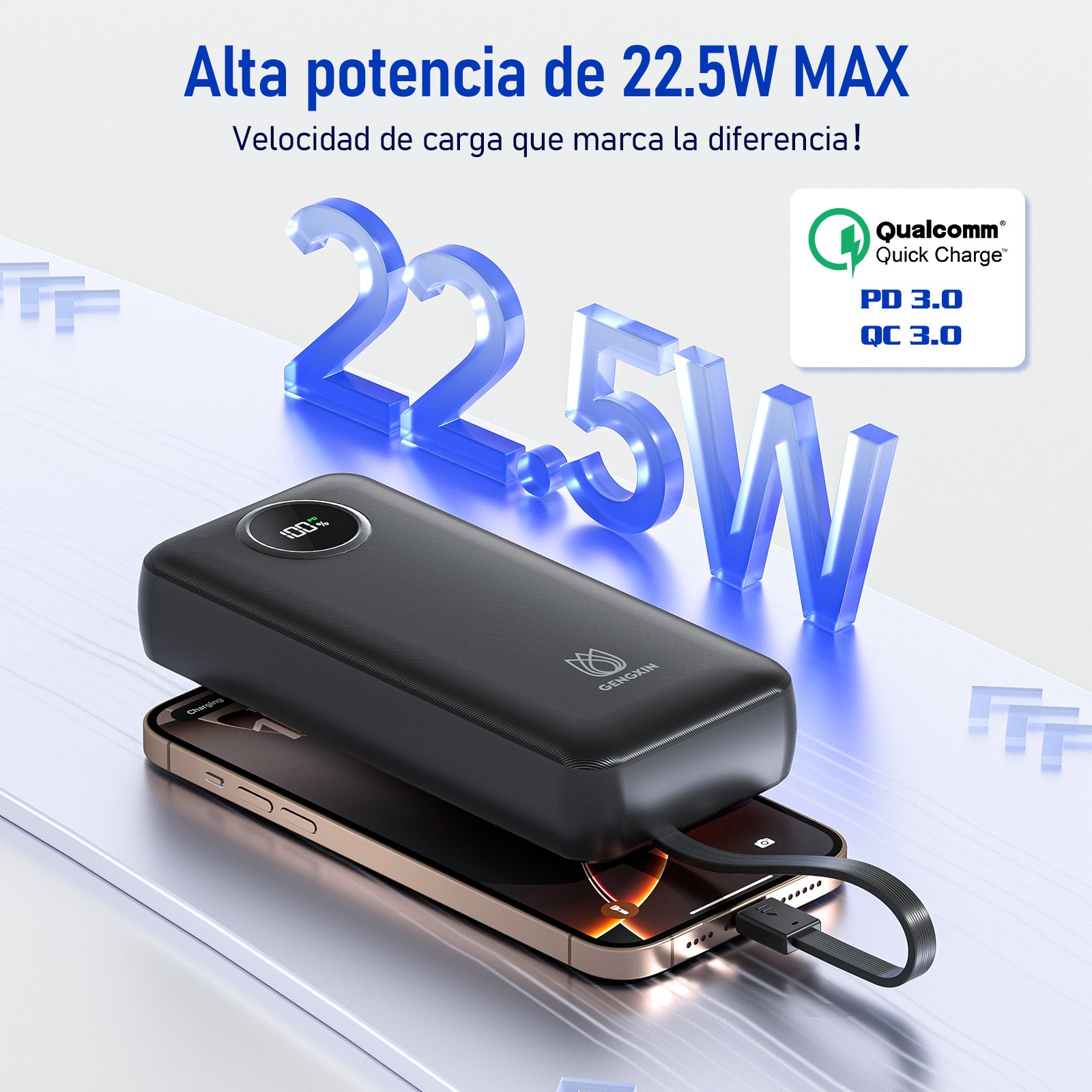 GENGXIN® Powerbank-GX-PD20B - (Sólo para exhibición)