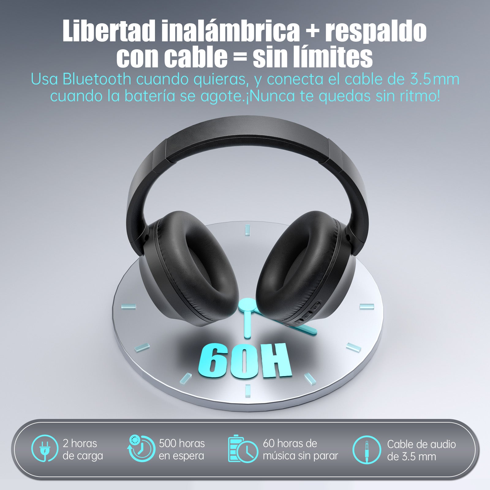 GENGXIN® Audifonos Inalambricos GX-H02 - (Sólo para exhibición)