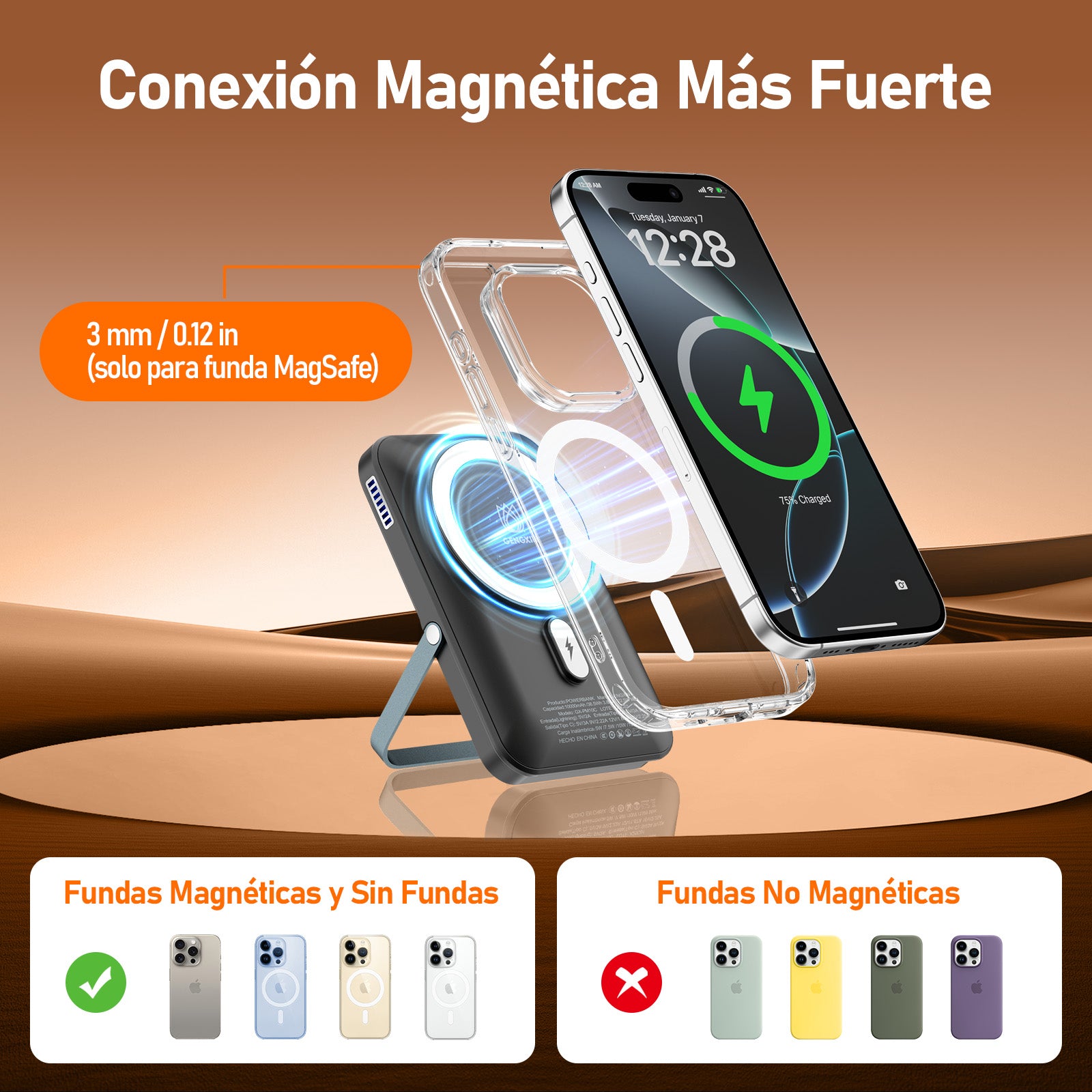GENGXIN® Powerbank-GX-PM10C - (Sólo para exhibición)