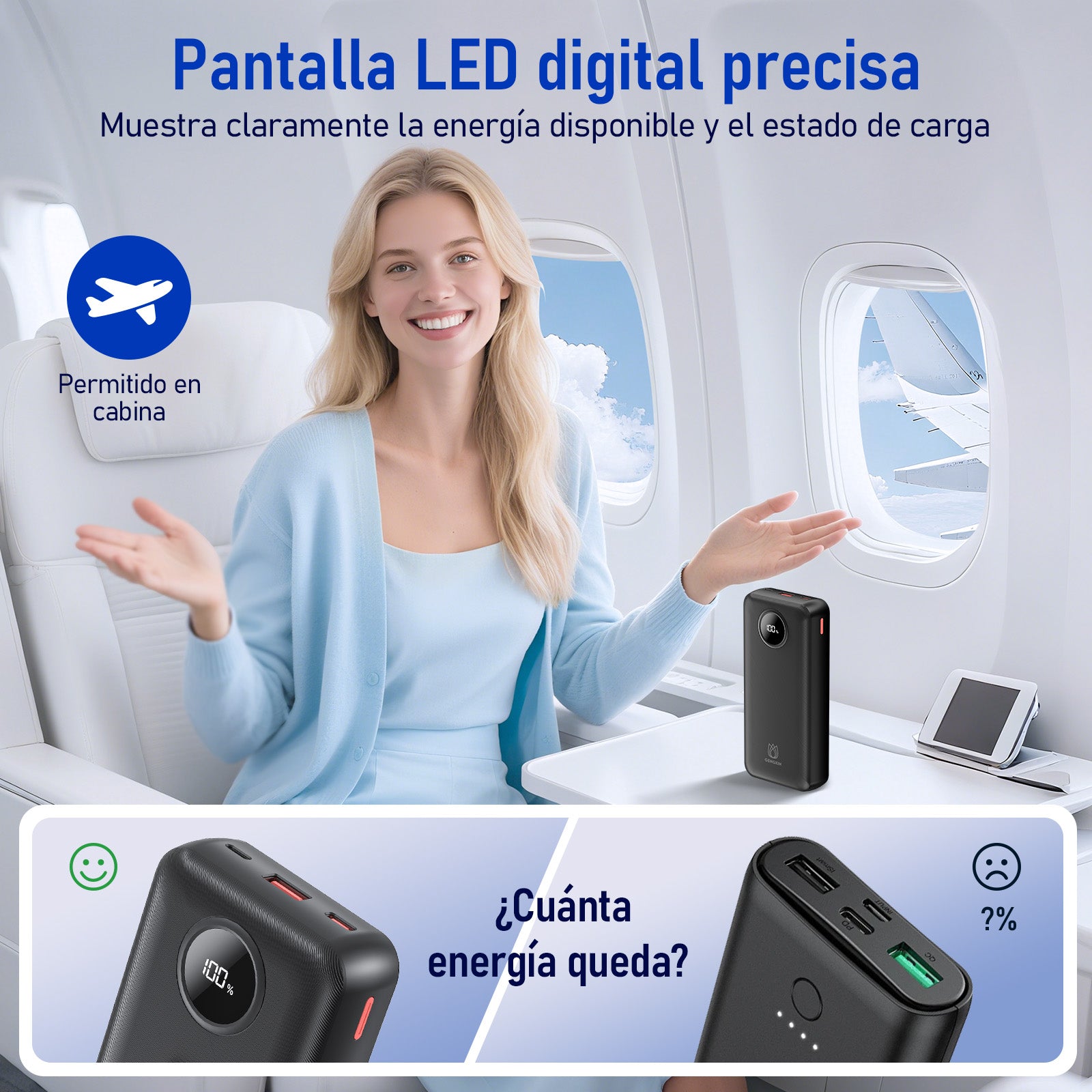 GENGXIN® Powerbank-GX-PD20B - (Sólo para exhibición)
