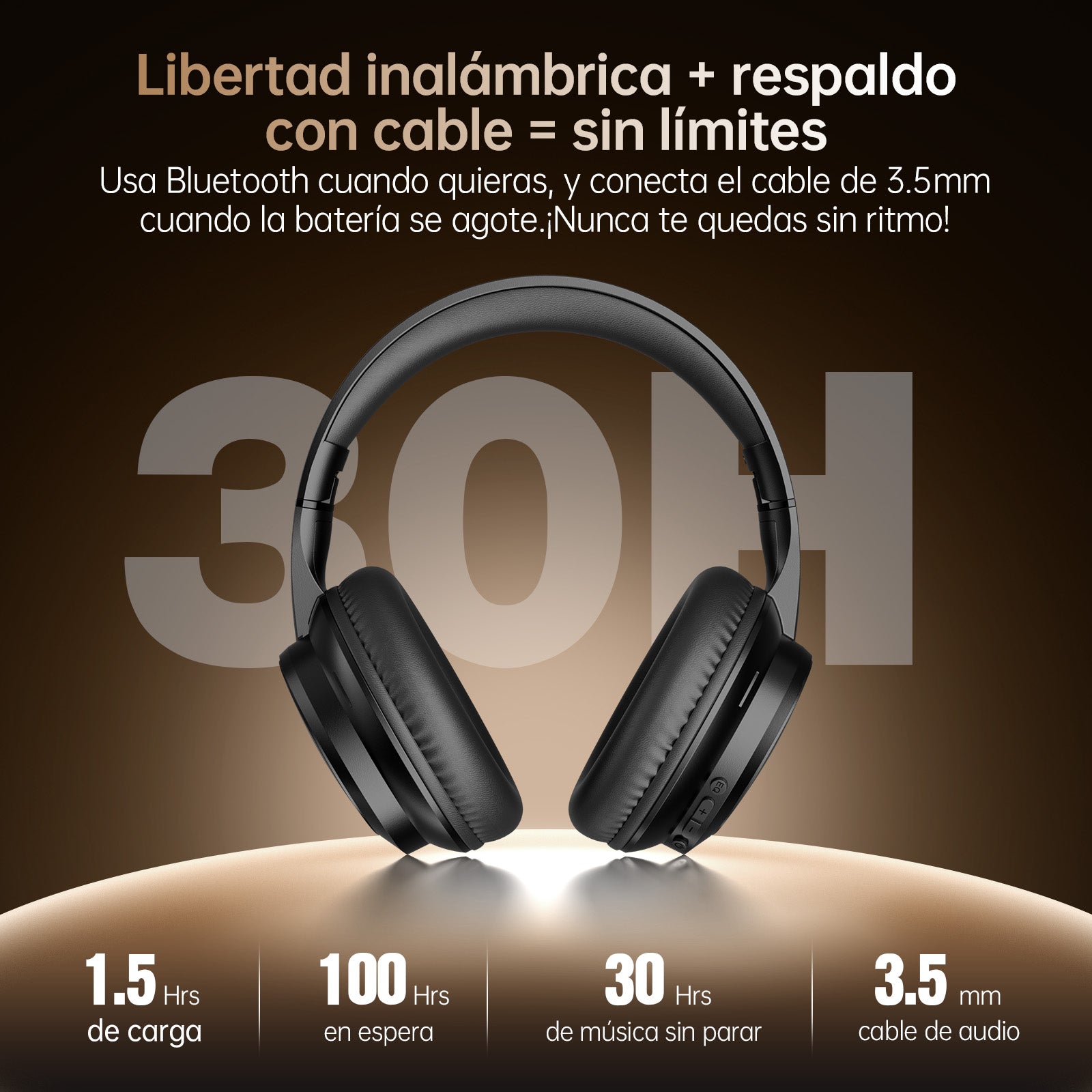 GENGXIN® Audifonos Inalambricos GX-H01 - (Sólo para exhibición)