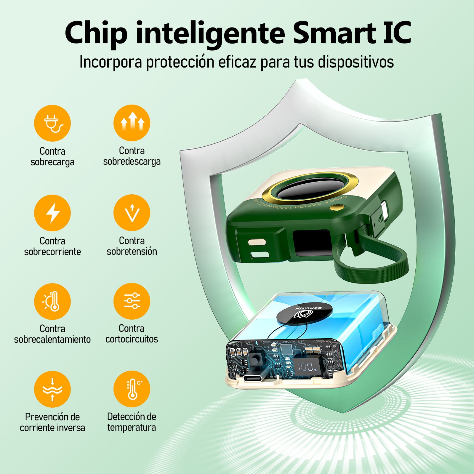 GENGXIN® Powerbank-GX-PD10G - (Sólo para exhibición)