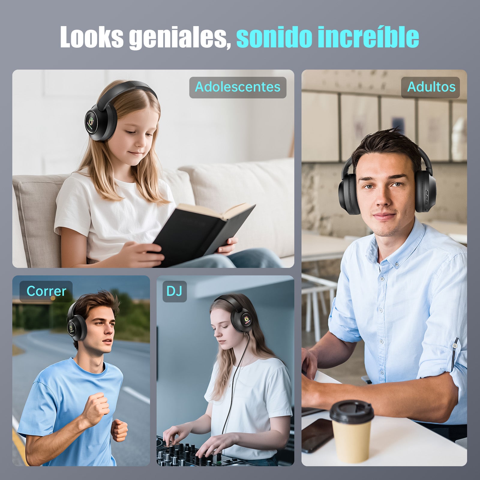 GENGXIN® Audifonos Inalambricos GX-H02 - (Sólo para exhibición)