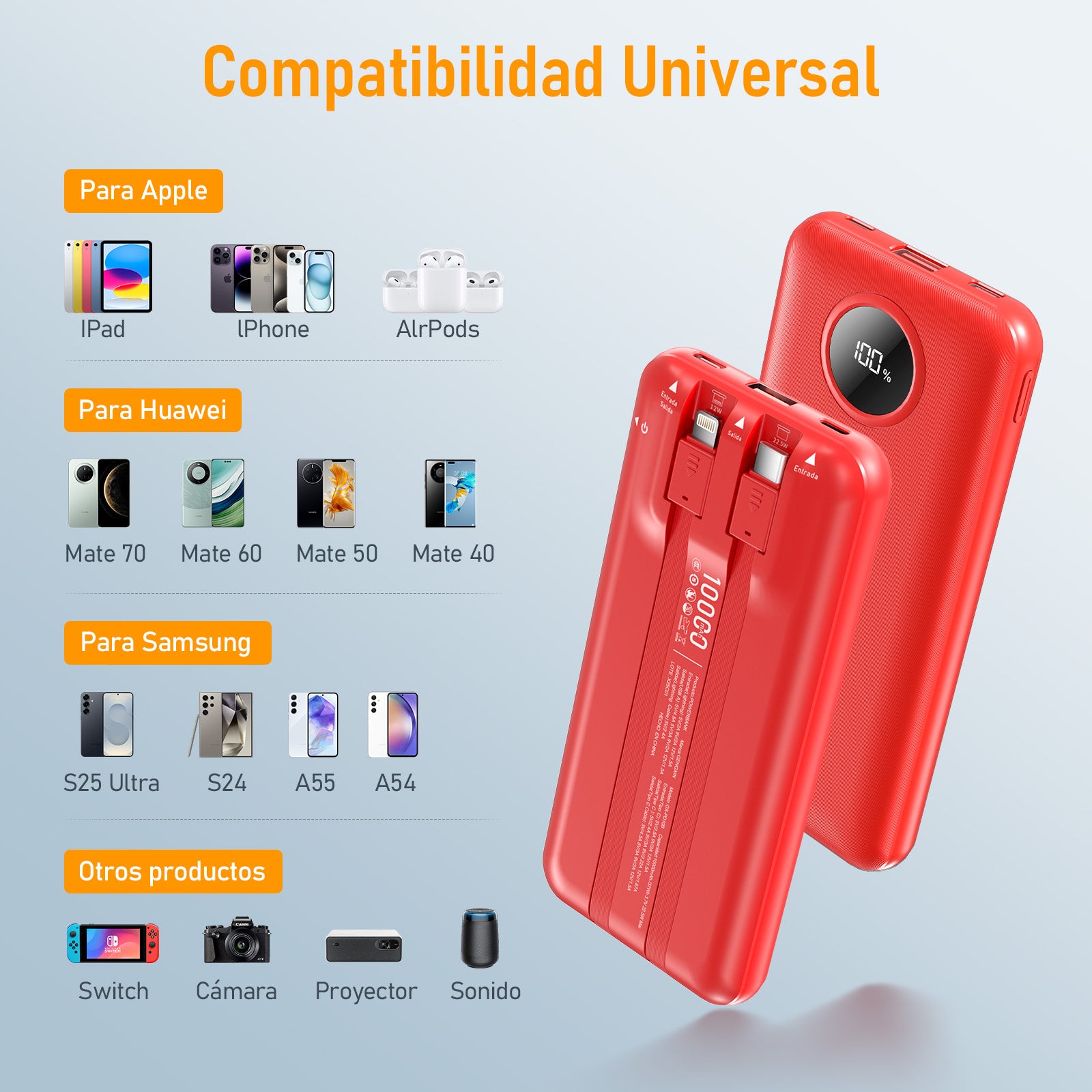 GENGXIN® Powerbank-GX-PD10B - (Sólo para exhibición)