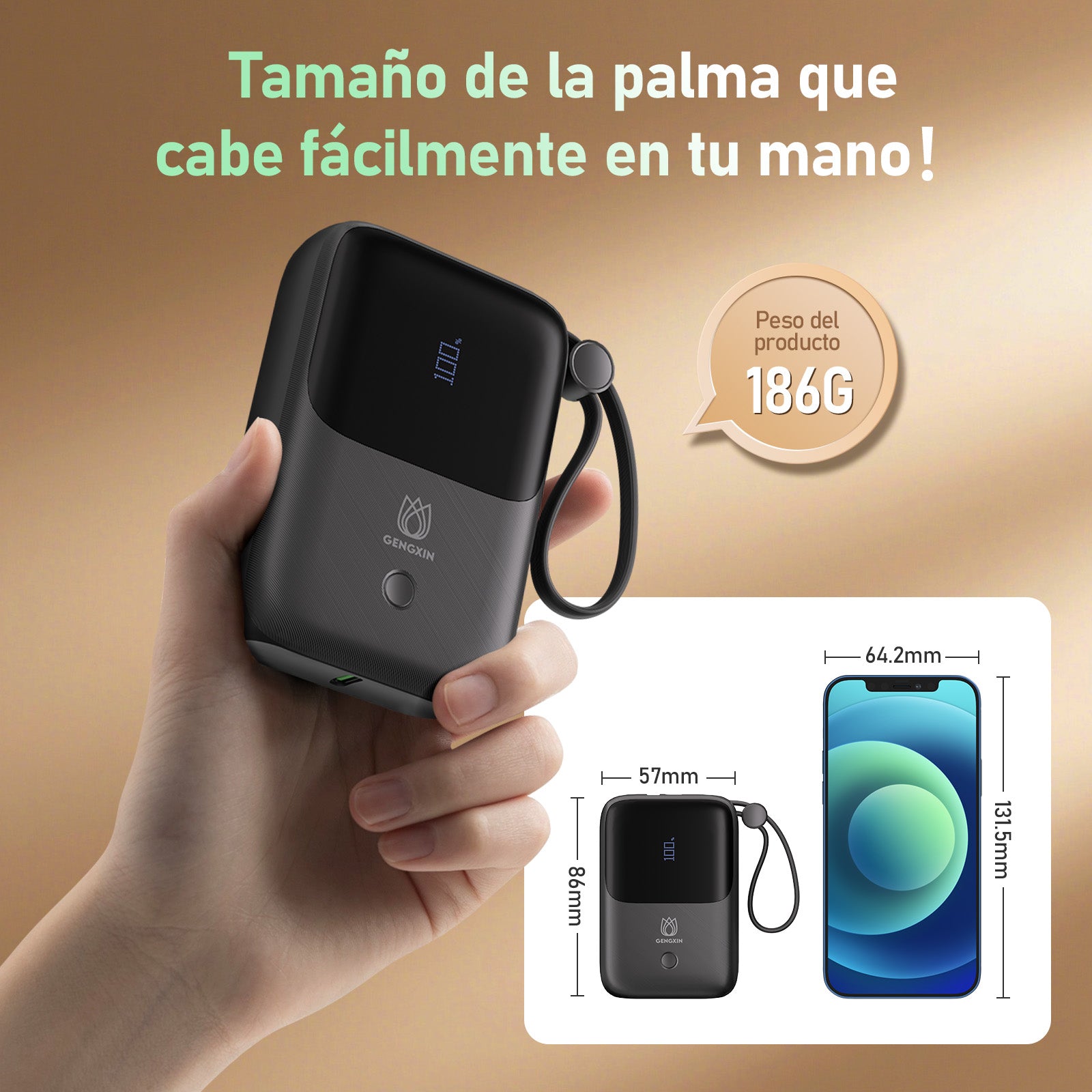 GENGXIN® Powerbank-GX-PD10J - (Sólo para exhibición)