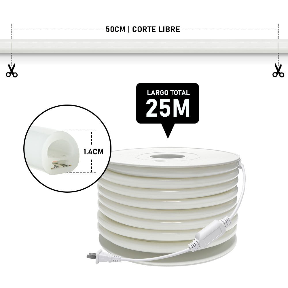 GENGXIN® Tira de Redonda 110V 2835 120/P 25M