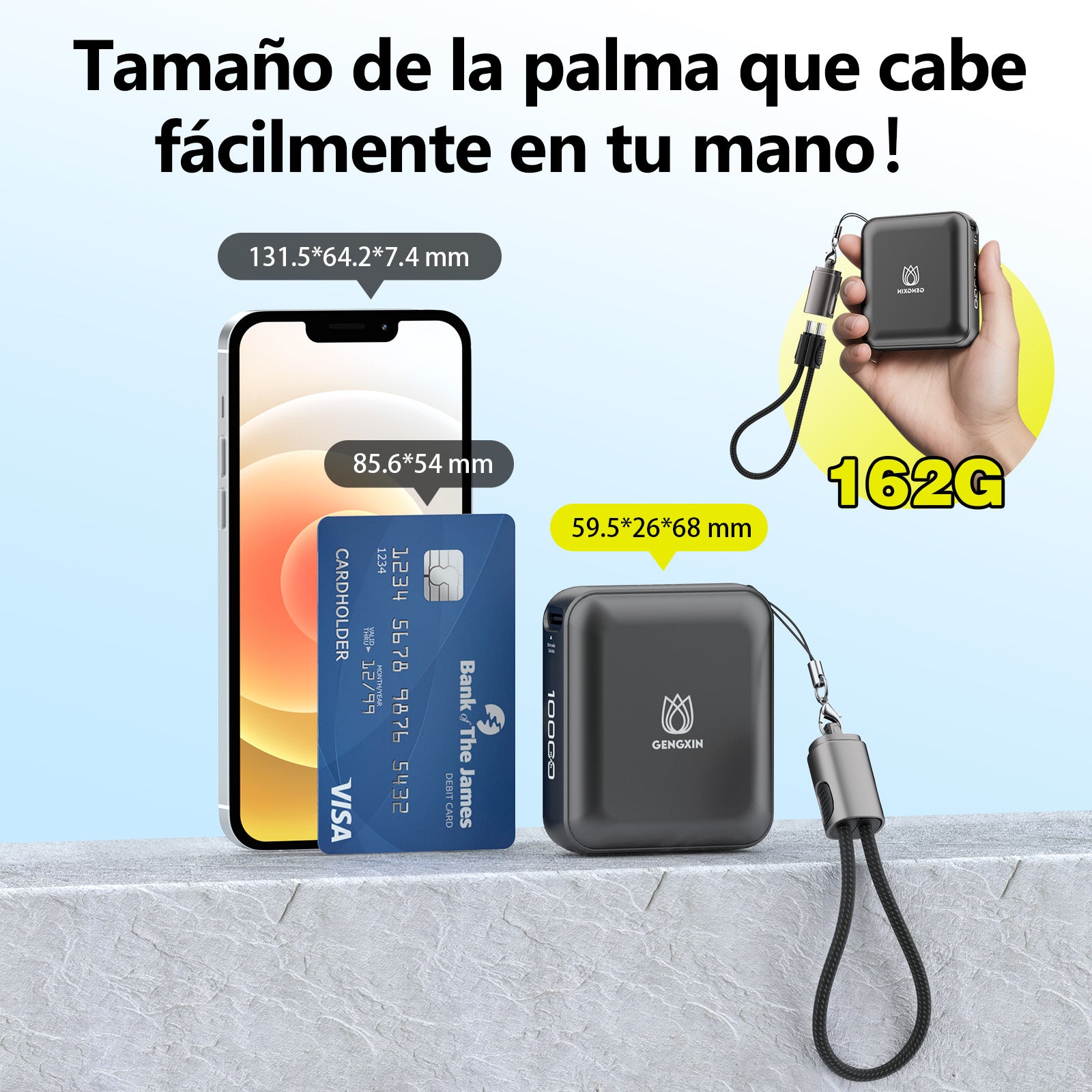 GENGXIN® Powerbank-GX-PD10F - (Sólo para exhibición)