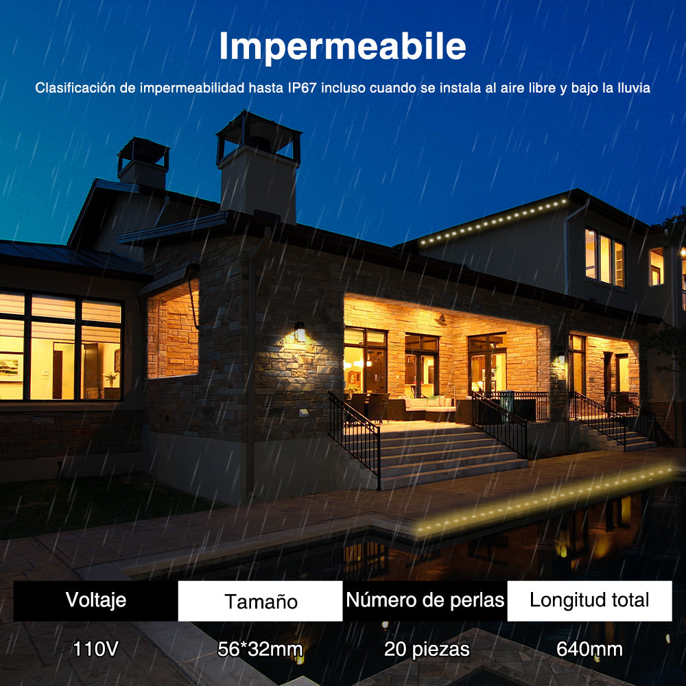 GENGXIN® Módulo LED 110V 3 de 20 pzas, varios colores