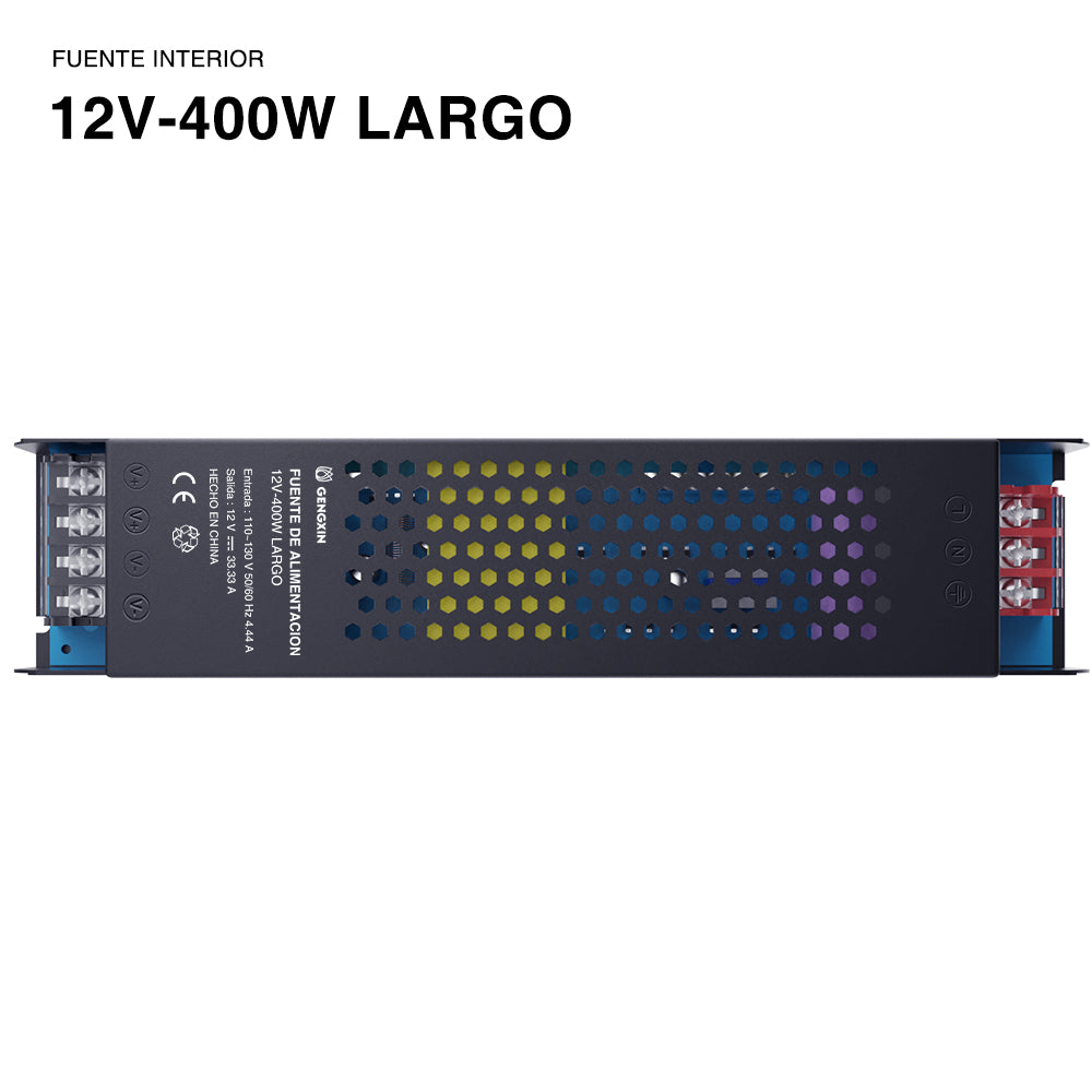 GENGXIN® Fuente De Alimentación Conmutada --12V 400W Largo