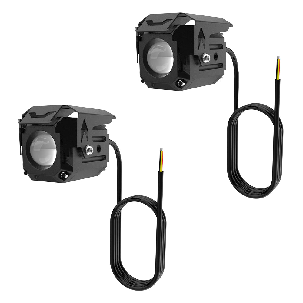 GENGXIN® Lupa Redondo - Moto S18 BLANCA+AMBAR - (Sólo para exhibición)