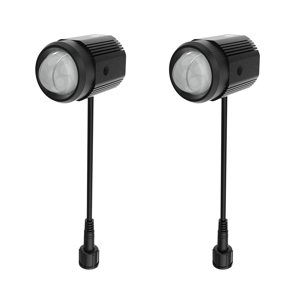 GENGXIN® Lupa Redondo - Moto U94 BLANCA+AMBAR - (Sólo para exhibición)