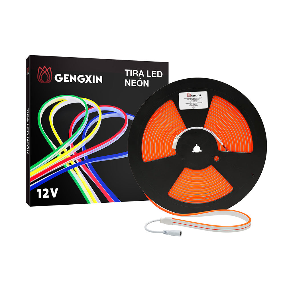 GENGXIN® Tira de LED Flex Neon 12V 2835/120P 10 mts