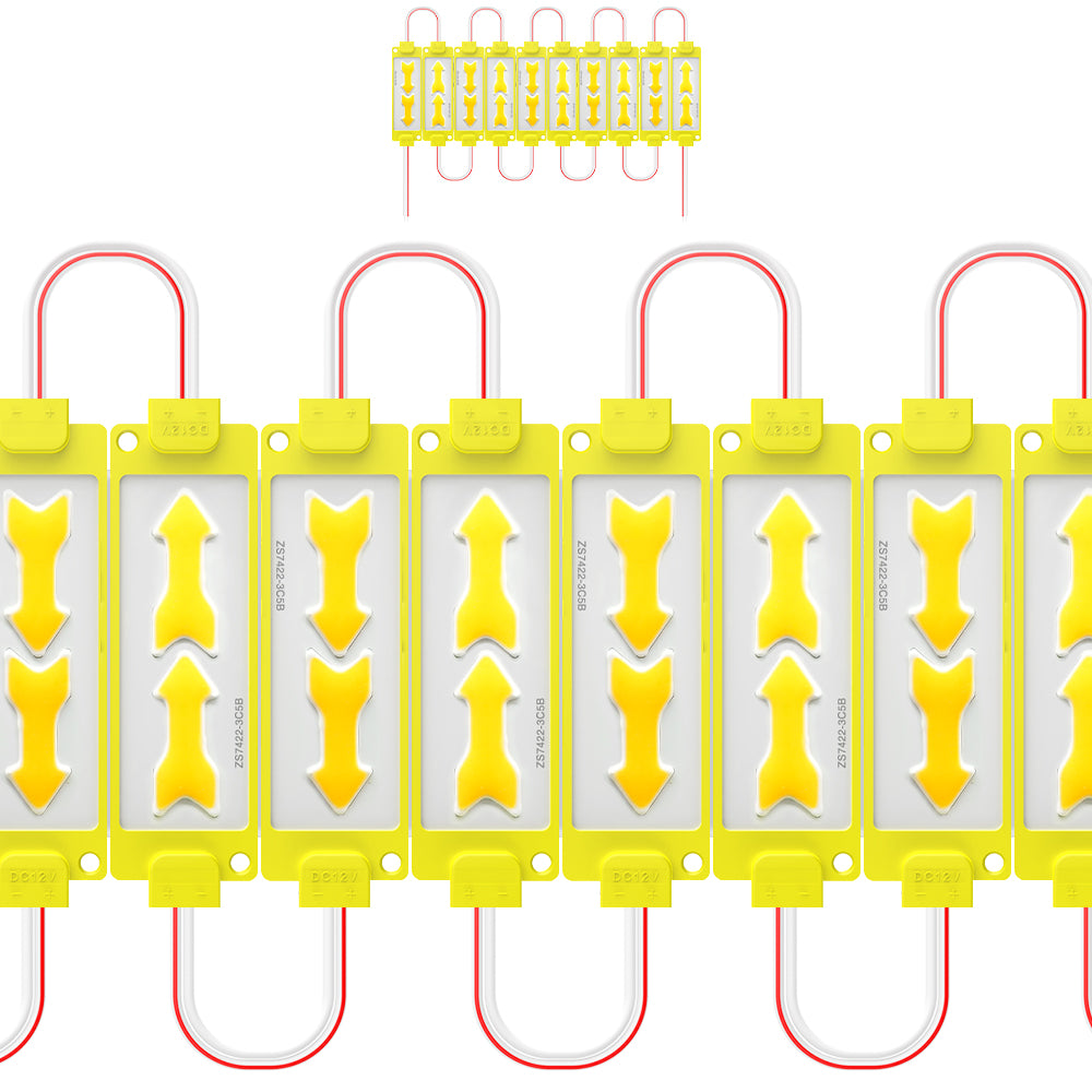 GENGXIN® Módulo LED 21 de 10 pzas, Amarillo Y Rojo