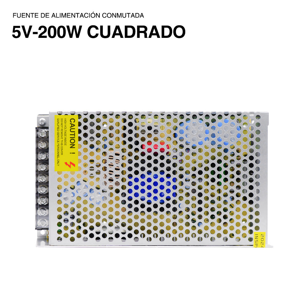 GENGXIN® Fuente de alimentación conmutada--5V 200W CUADRADO