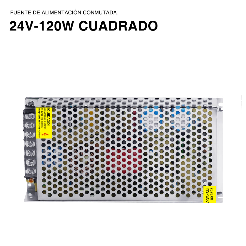 GENGXIN® Fuente de alimentación conmutada--24V 120W CUADRADO