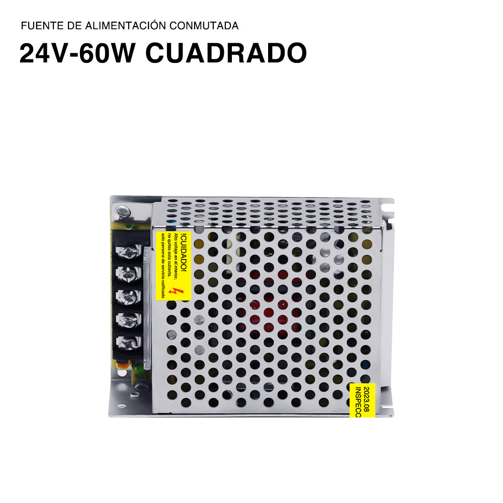 GENGXIN® Fuente de alimentación conmutada--24V 60W CUADRADO