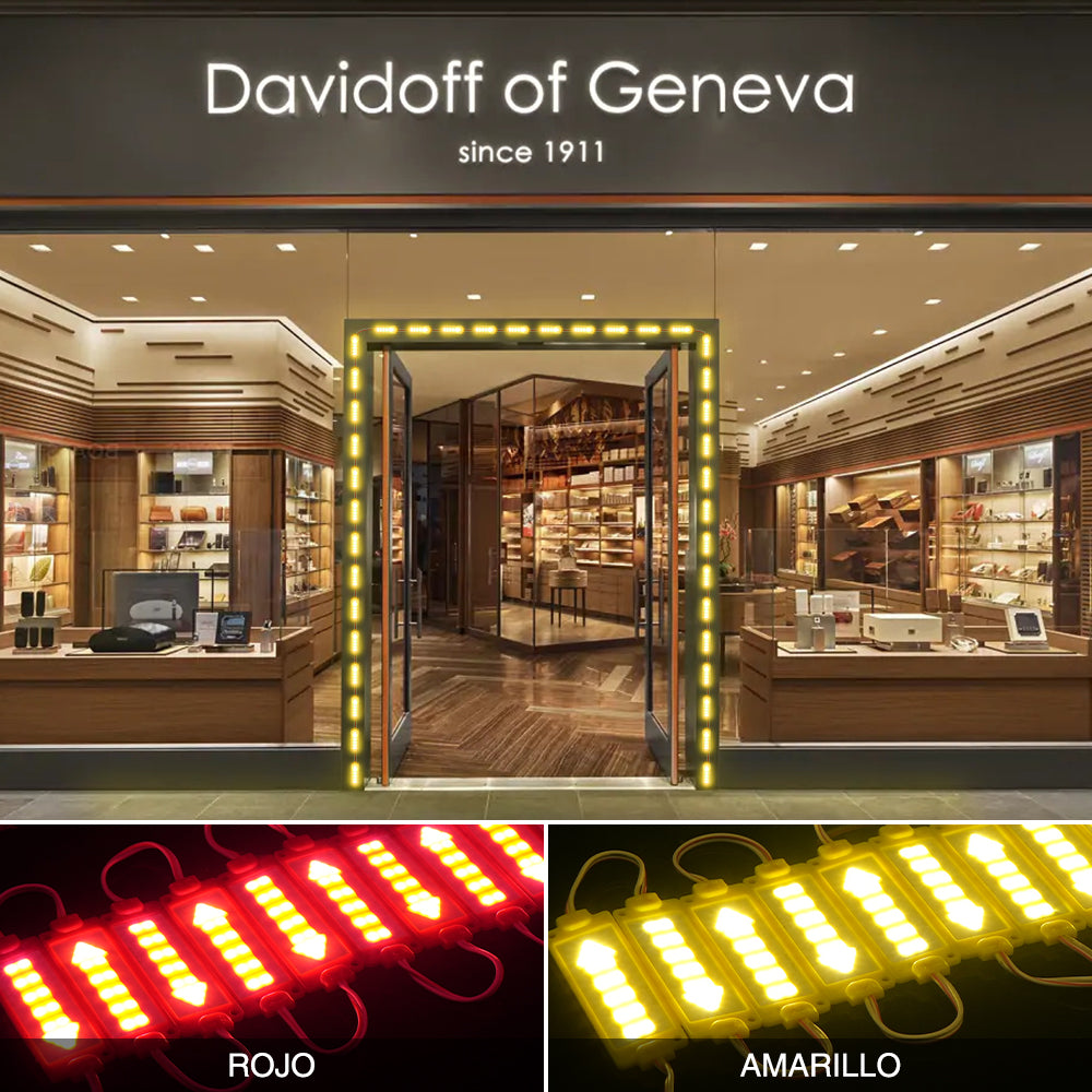 GENGXIN® Módulo LED 23 de 10 pzas, Amarillo Y Rojo