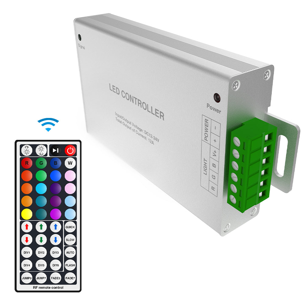 GENGXIN® 12V-24V 44Key RF para tira LED RGB