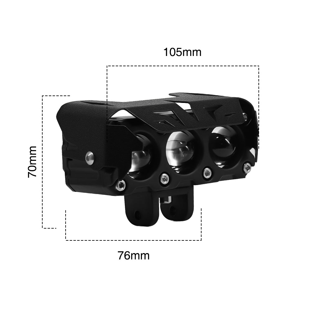 GENGXIN® Lupa Redondo - Moto S21 BLANCA+AMBAR - (Sólo para exhibición)