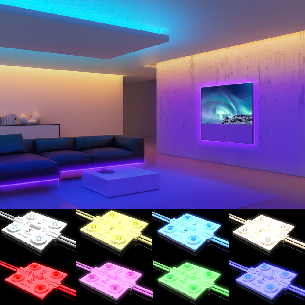 GENGXIN® Módulo LED 110V 4 de 10 pzas, varios colores