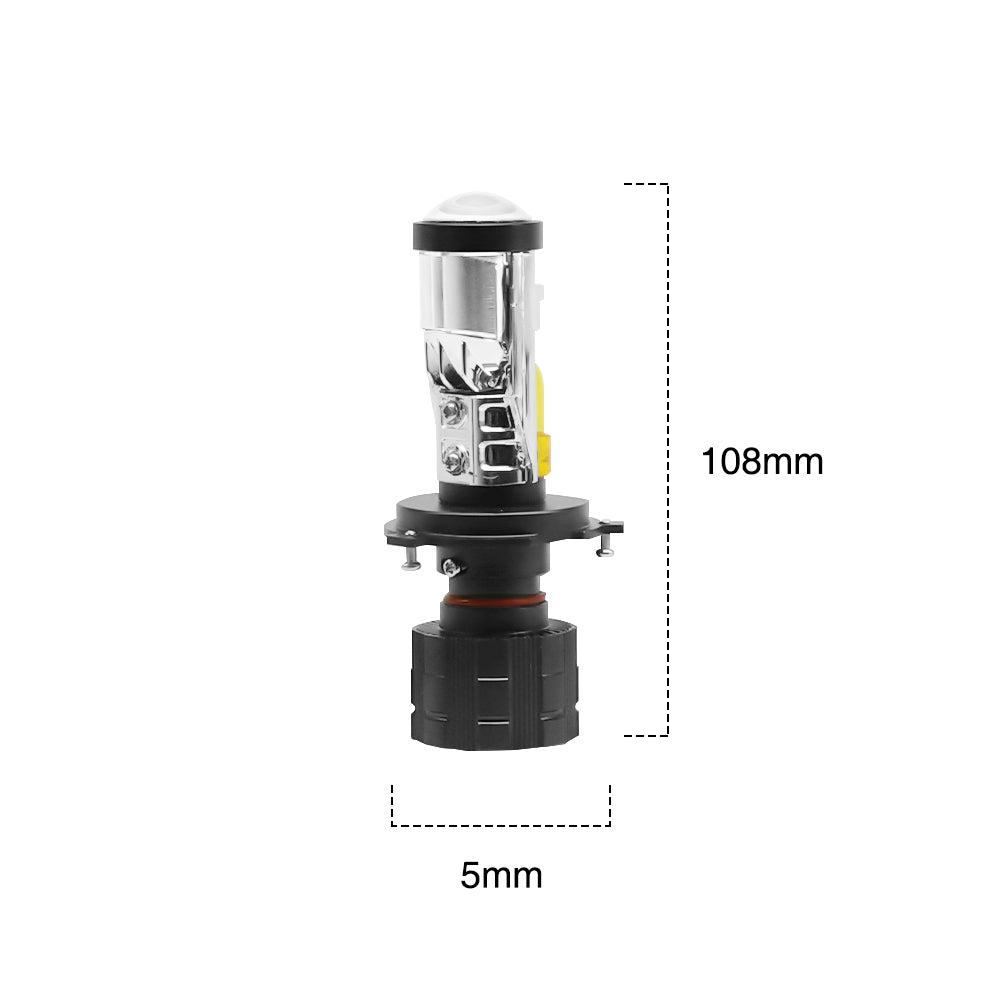 GENGXIN® Lupa Redondo - Moto A8 BLANCA+AMBAR - (Sólo para exhibición)