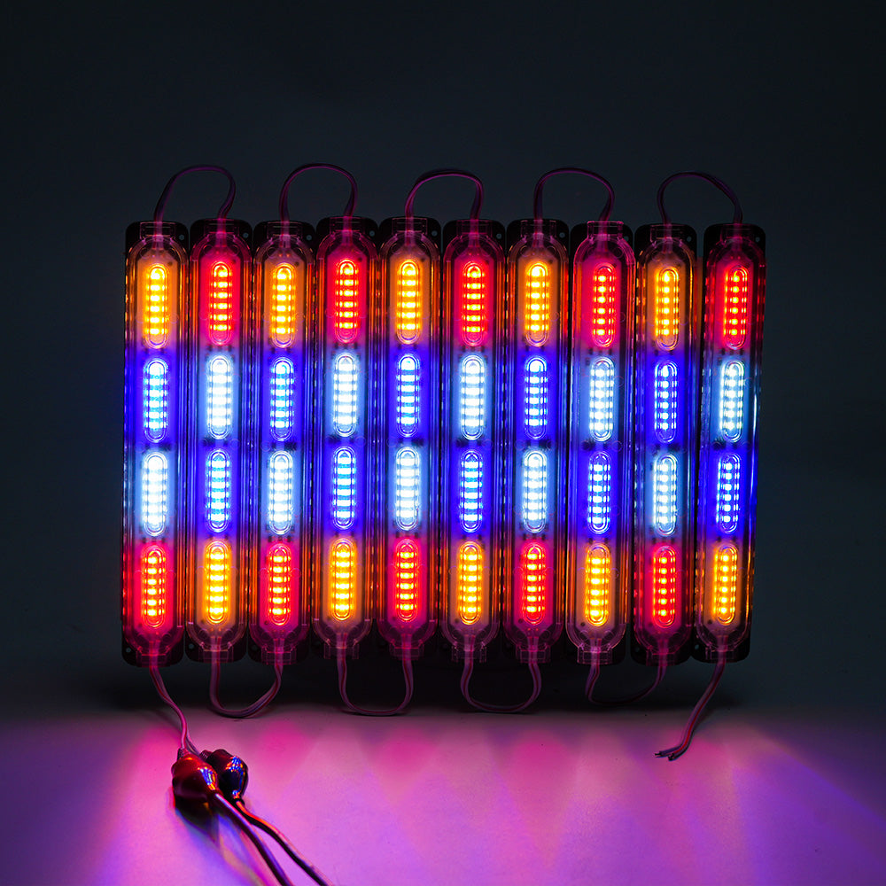 GENGXIN® Módulo LED 27 de 10 pzas, Roja+Blanca+Azul+Amarilla