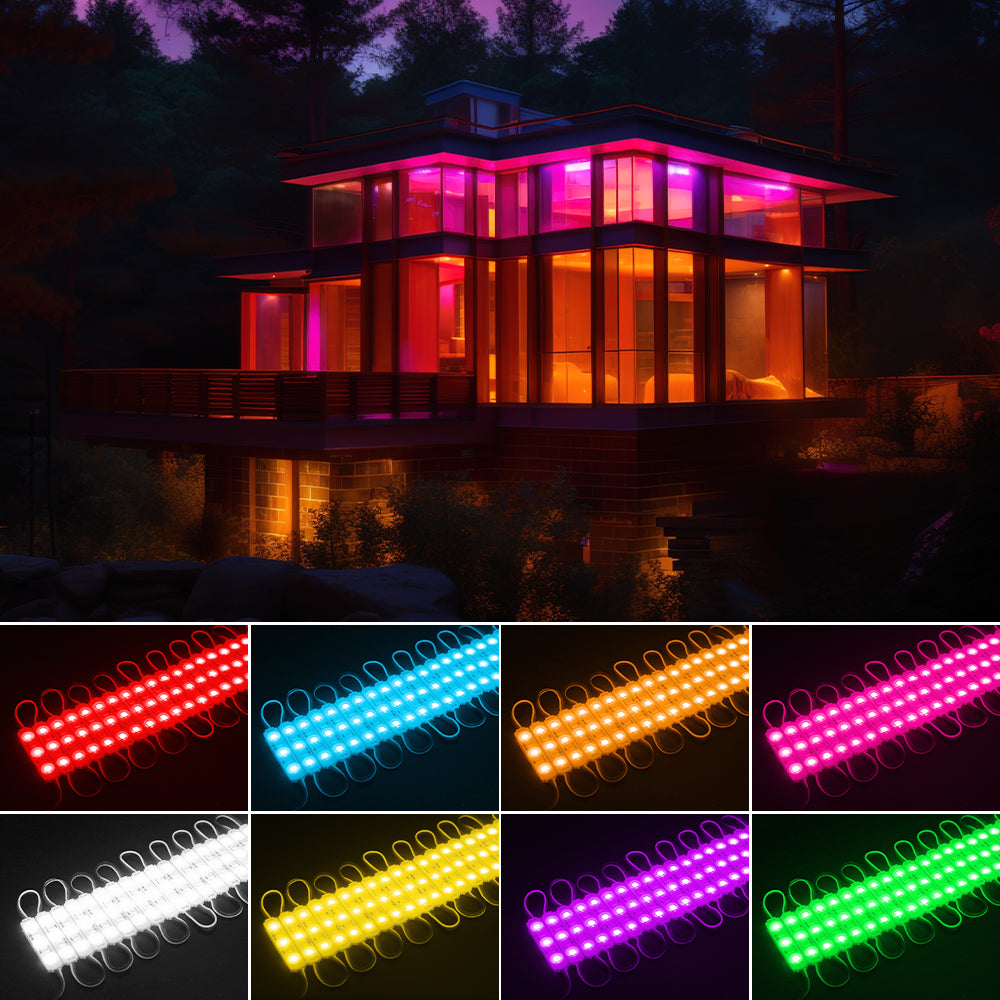 GENGXIN® Módulo LED 12 de 20 pzas, RGB con 7 Colores