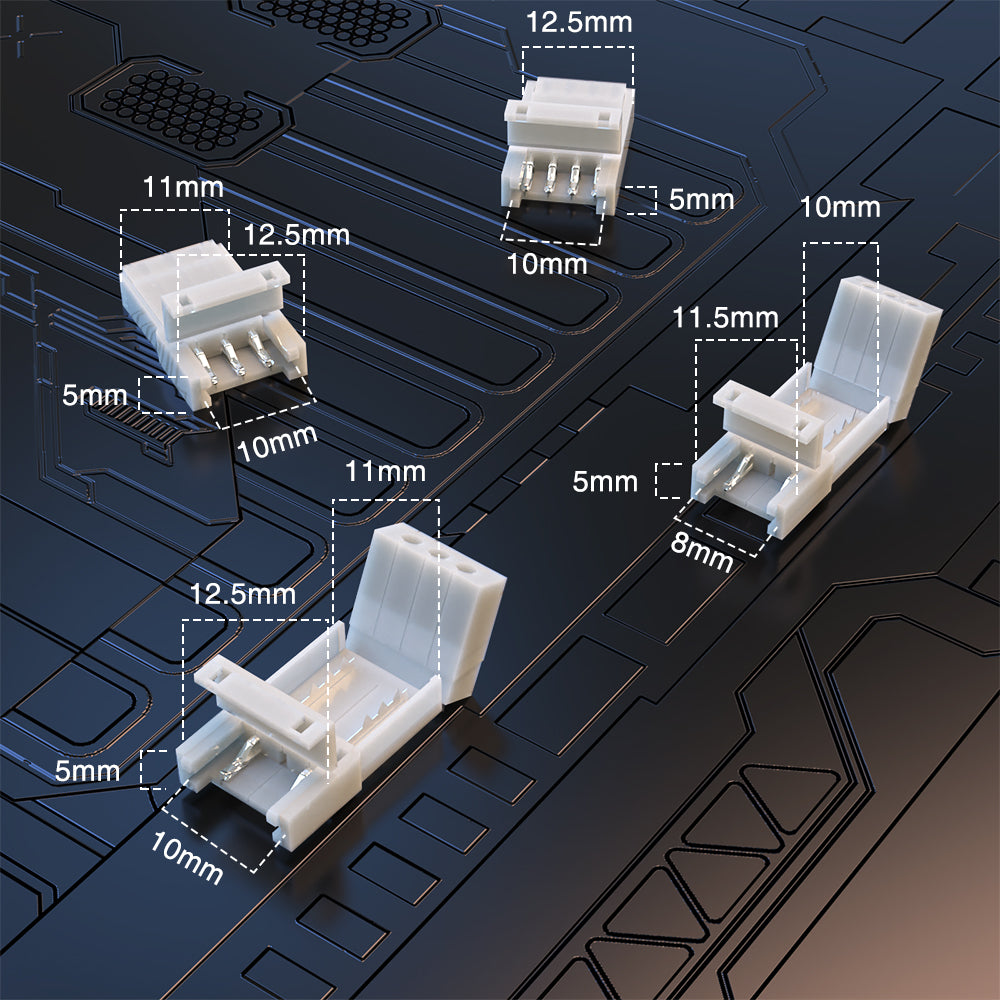 GENGXIN® Conector sin soldadura de Tira de LED-XB-10 piezas