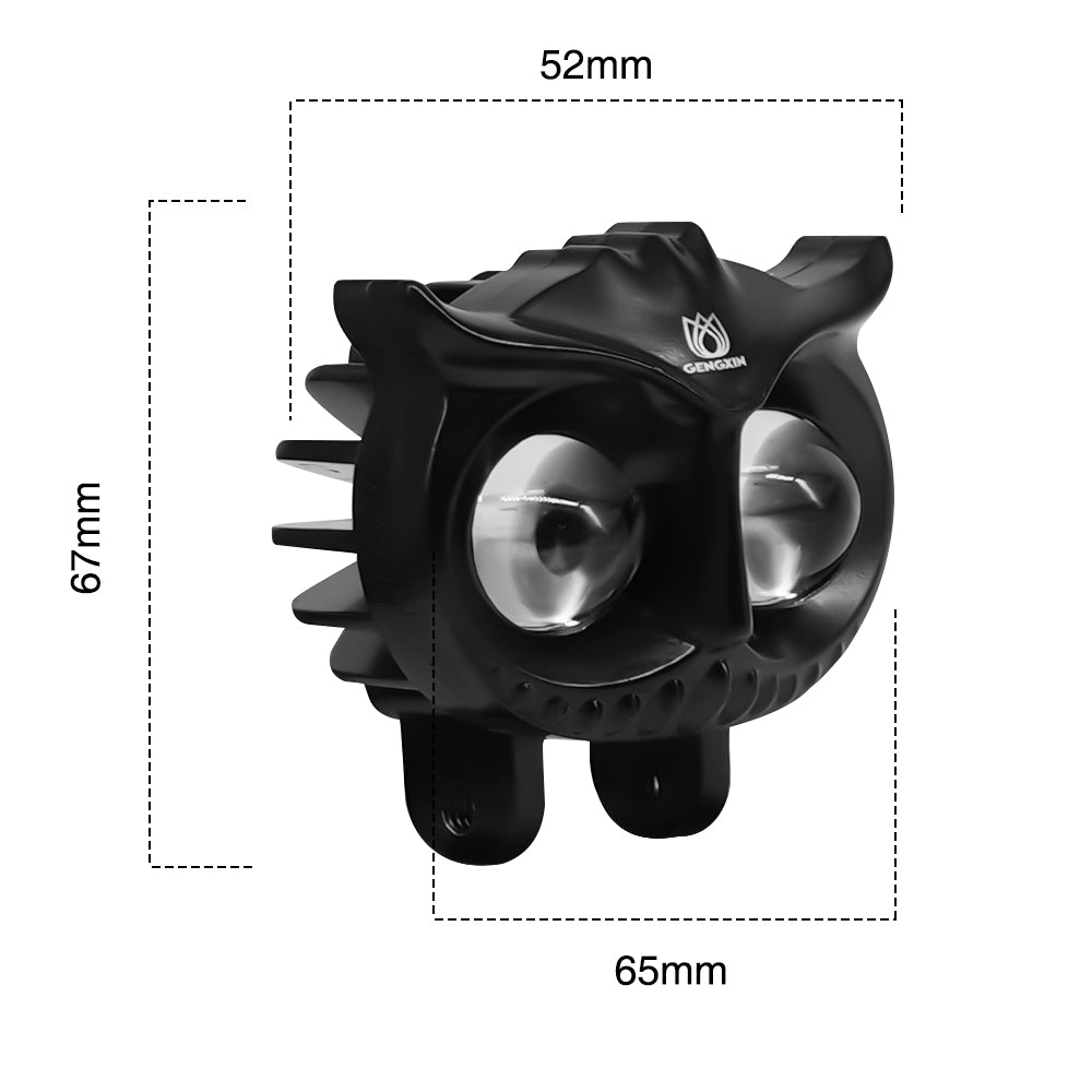 GENGXIN® Lupa Redondo - Moto S32 BLANCA+AMBAR - (Sólo para exhibición)