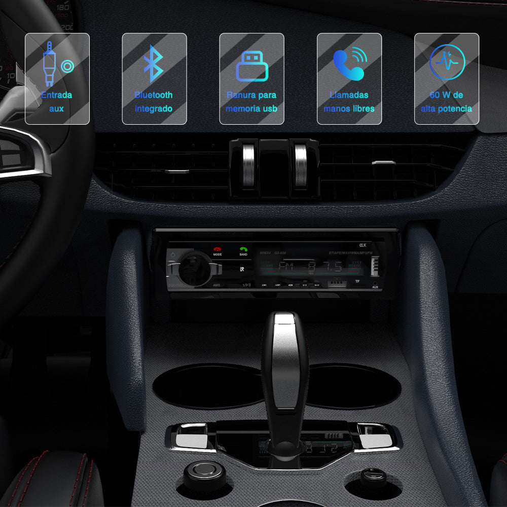 GENGXIN® Auto Estereo Bluetooth MP3--MP3 GX-530 - (Sólo para exhibición)