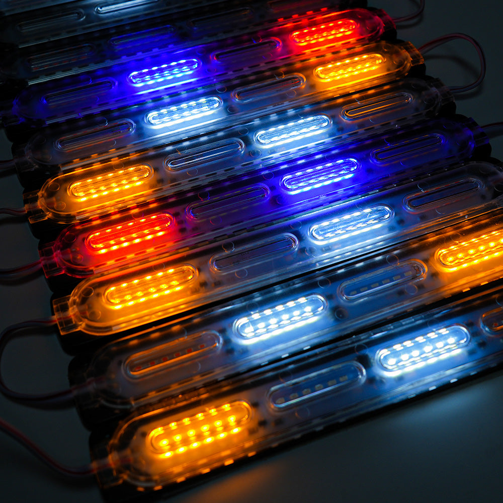 GENGXIN® Módulo LED 27 de 10 pzas, Roja+Blanca+Azul+Amarilla