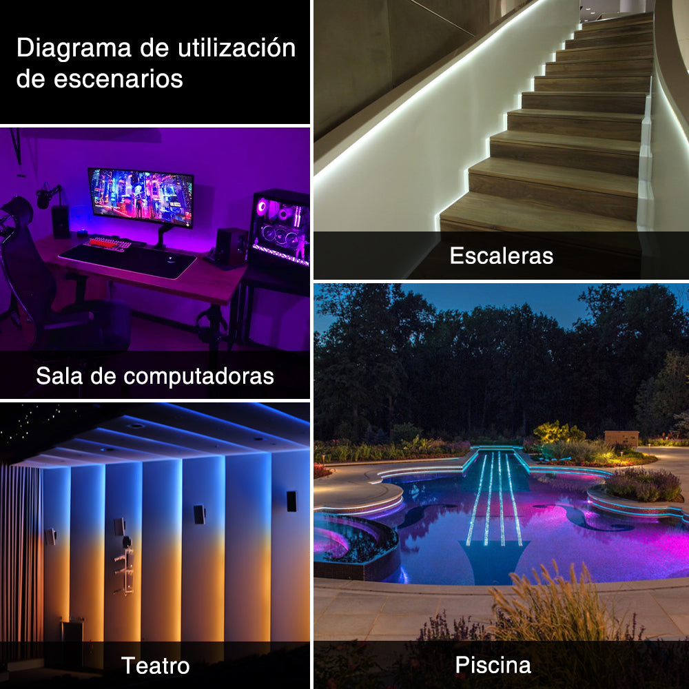 GENGXIN® Amplificador 12-24V RGB 360W - Aluminio