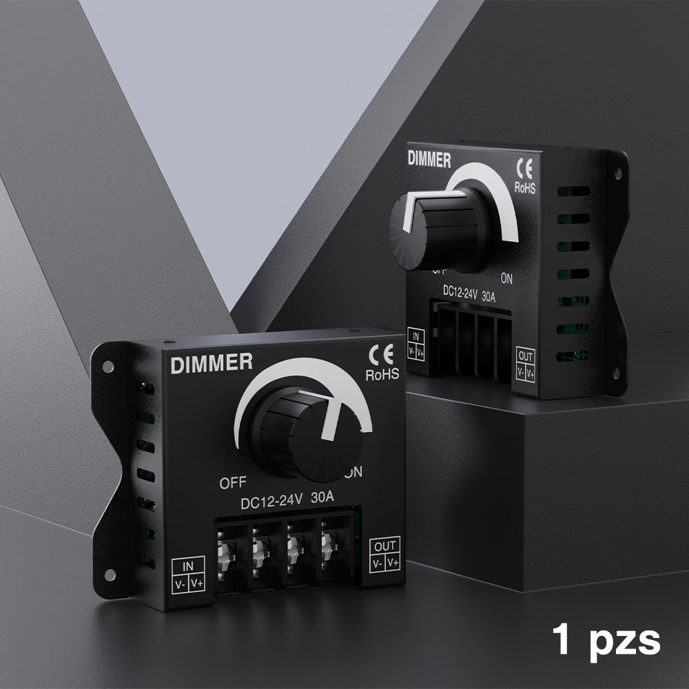 GENGXIN® Regulador de intensidad 12V-24V 30A