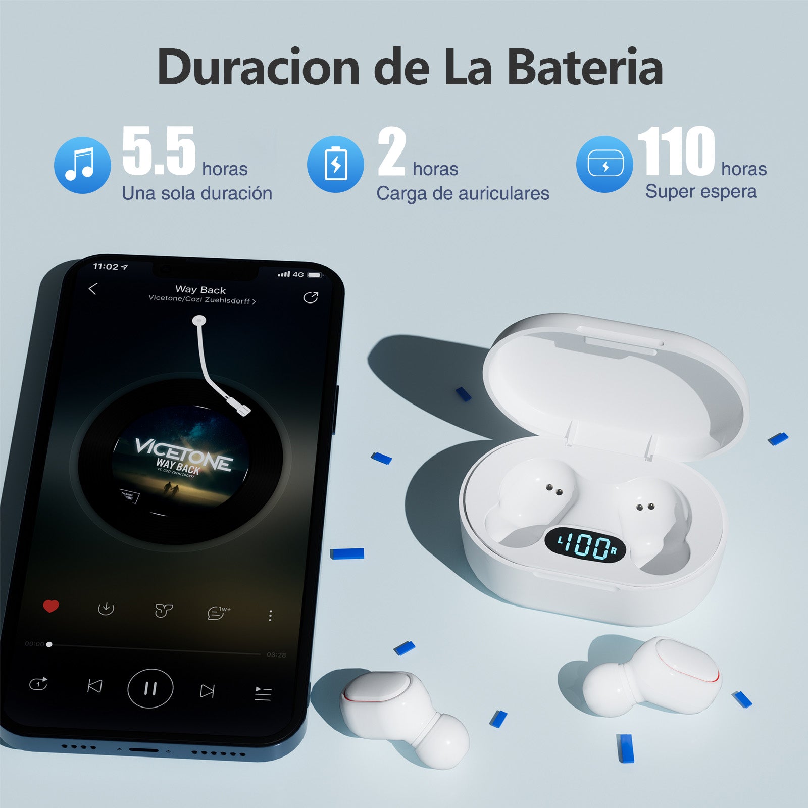 GENGXIN® Audífono Inalambrico GX-T04 - (Sólo para exhibición)