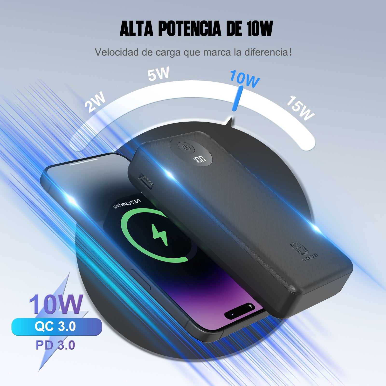 GENGXIN® Powerbank-GX-PB20C - (Sólo para exhibición)