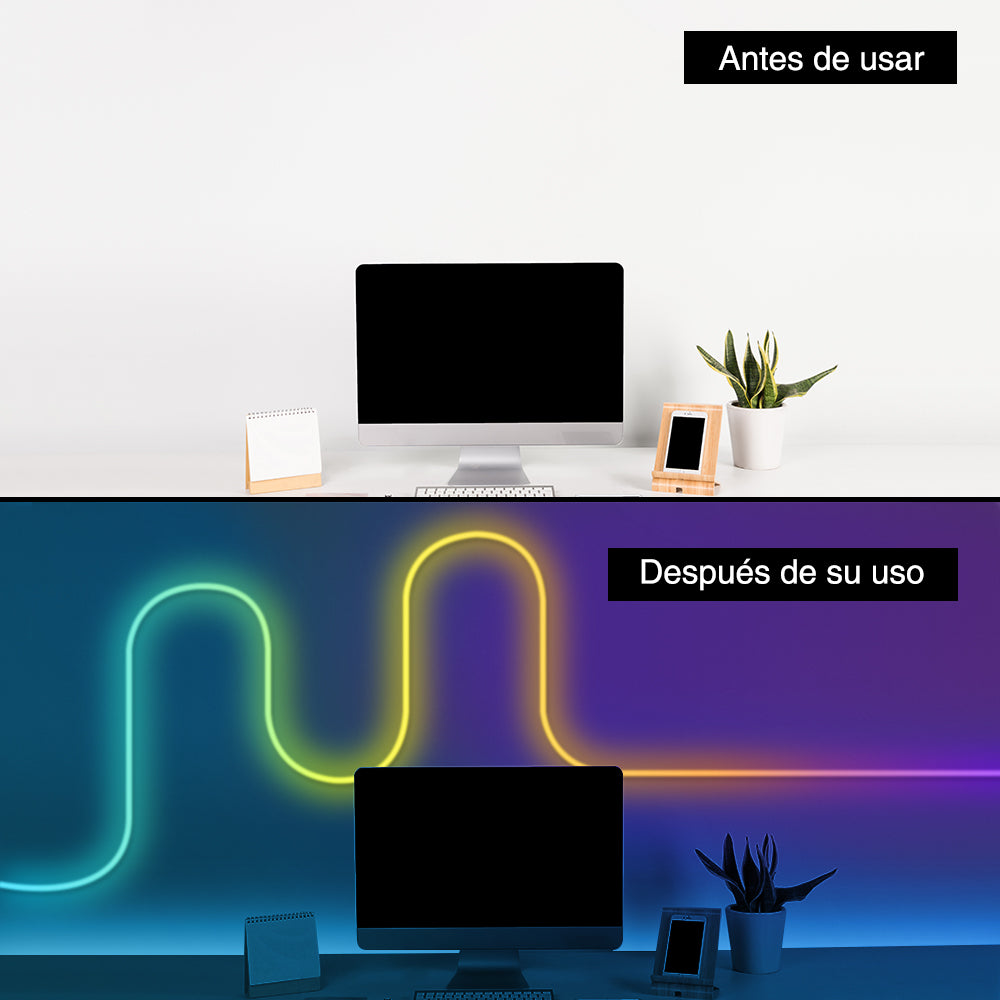 GENGXIN® Tira de LED Flex Neon Rayo 24V 5050/60P 20Mts