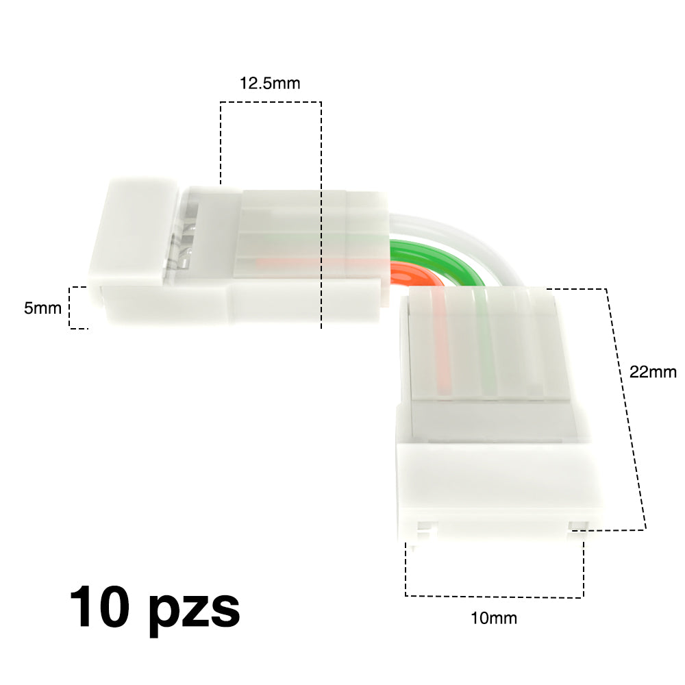 GENGXIN® Kit de conector de tira de LED-10 piezas