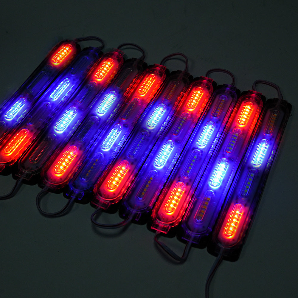 GENGXIN® Módulo LED 27 de 10 pzas, Roja+Blanca+Azul+Amarilla