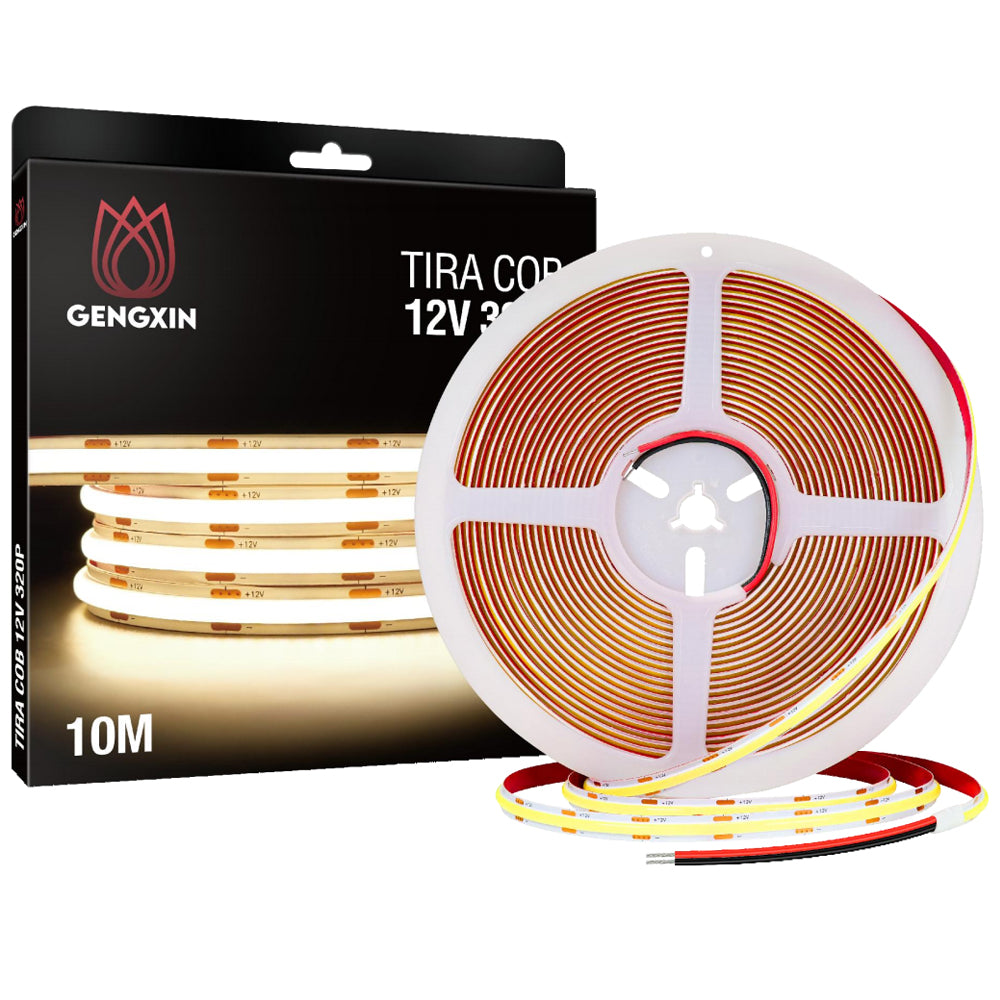 GENGXIN® Tira de LED Flex 12V COB/320P-10M