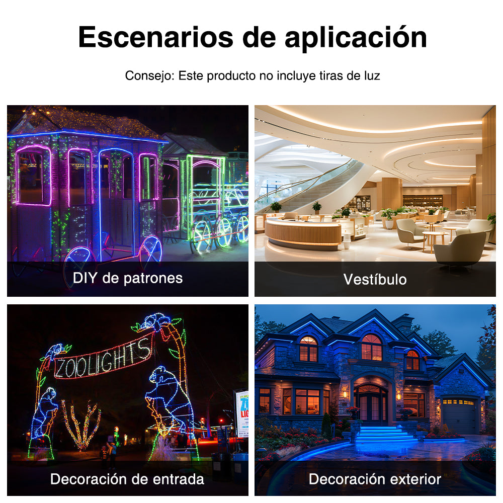 GENGXIN® Controlador Tira de Neon 24V-COB